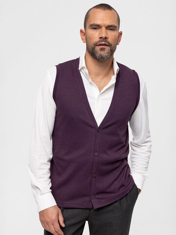 Antioch Vest in Purple: front