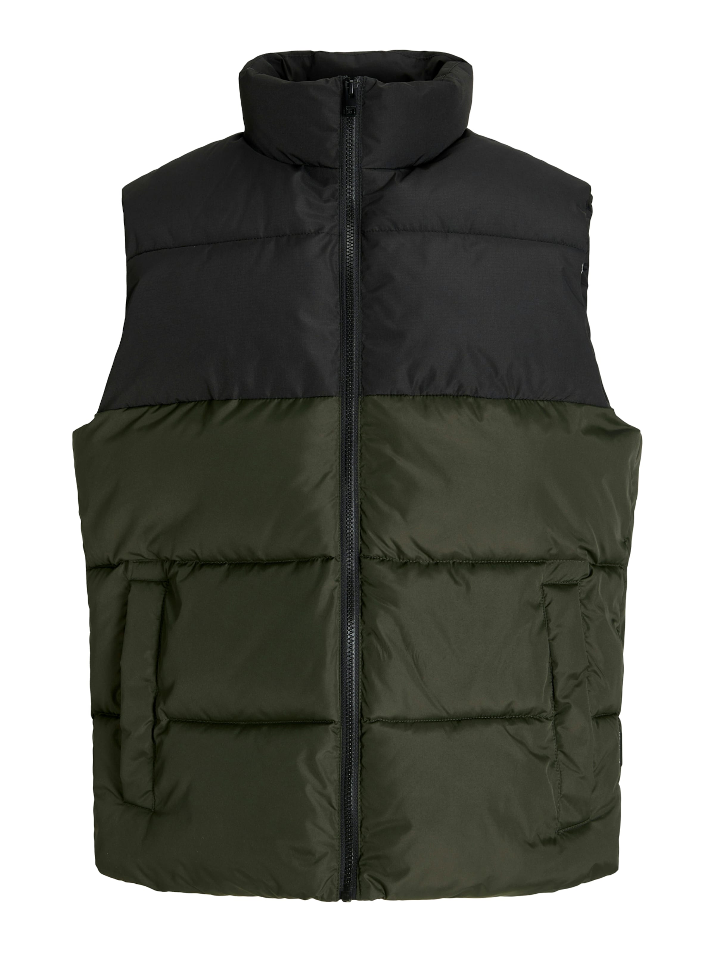 JACK & JONES Vest 'JJMAZE' in Green: front