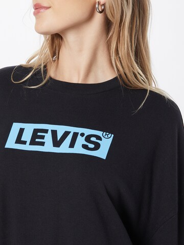 LEVI'S ® Collegepaita 'Graphic Prism Crew' värissä musta