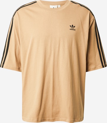 T-Shirt 'Adicolor' ADIDAS ORIGINALS en marron : devant