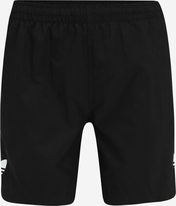 ADIDAS ORIGINALS Board Shorts 'Essentials Trefoil' in Black: front