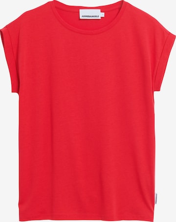 ARMEDANGELS Shirt in Rood: voorkant