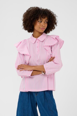 CULTURE Blouse 'CUart' in Pink: front