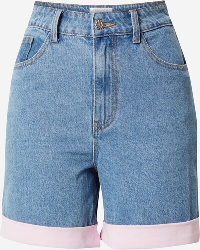 florence by mills exclusive for ABOUT YOU Jean 'Laundry Day' en bleu denim / rose, Vue avec produit