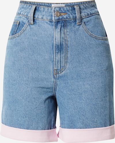 florence by mills exclusive for ABOUT YOU Jeansy 'Laundry Day' w kolorze niebieski denim / różowy pudrowym, Podgląd produktu