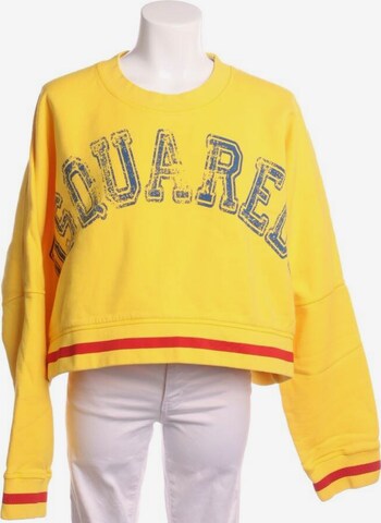 DSQUARED2 Sweatshirt & Zip-Up Hoodie in XS in Yellow: front