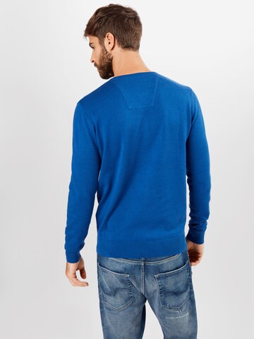 TOM TAILOR Regular Fit Pullover in Blau