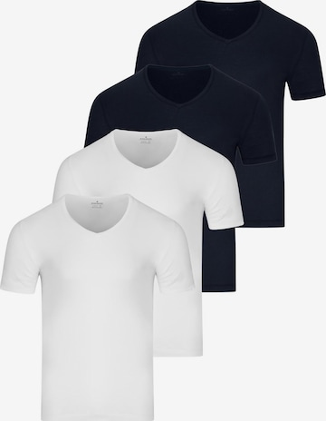 Ragman Undershirt 'Basic' in Blue: front