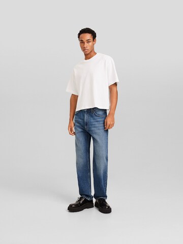 Bershka Regular Jeans in Blauw