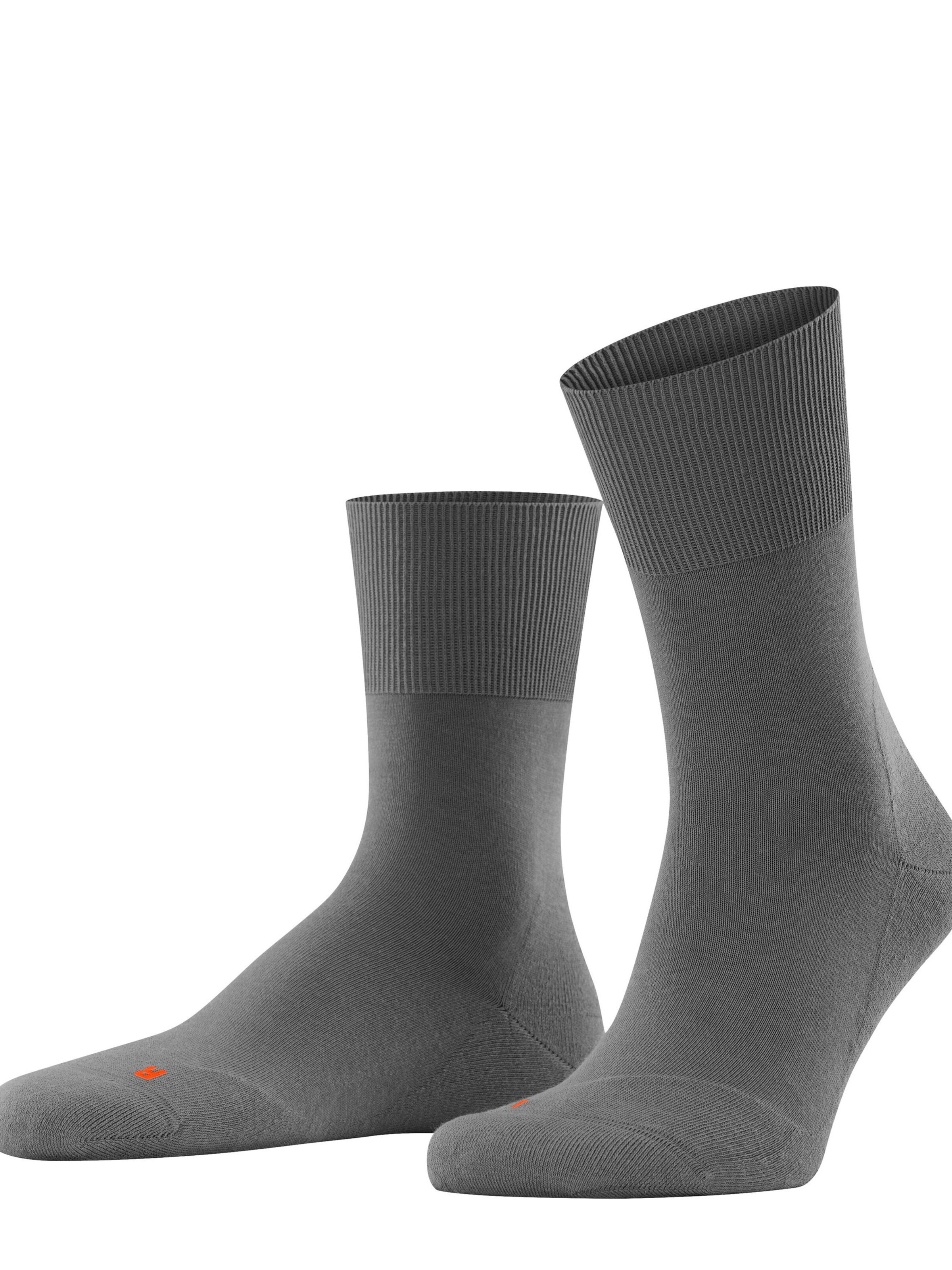 FALKE Socken 'Run'‌‌‌‌‌‌ in Grau: Vorderseite