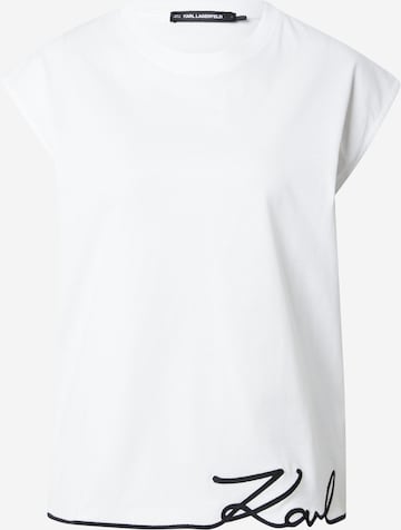 Karl Lagerfeld Shirt in White: front