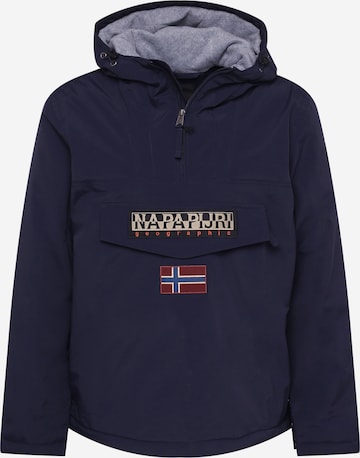 NAPAPIJRI Between-Season Jacket 'Rainforest' in Blue: front