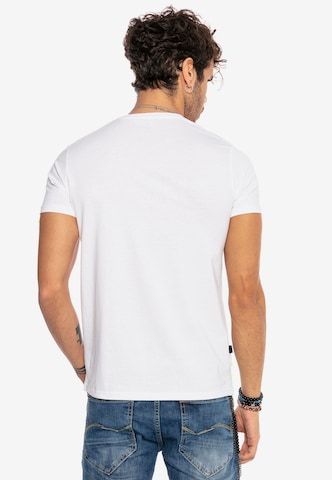 Redbridge T-Shirt 'Visalia' in Weiß