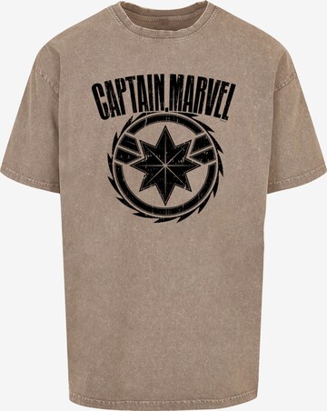 Maglietta 'Captain Marvel - Blade' di ABSOLUTE CULT in beige: frontale