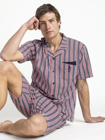 admas - Pijama corto en rojo
