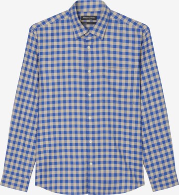 Marc O'Polo Regular fit Overhemd in Blauw: voorkant