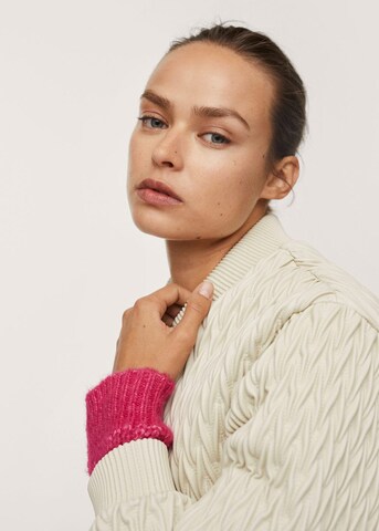 MANGO Overgangsjakke 'Pumbi' i beige