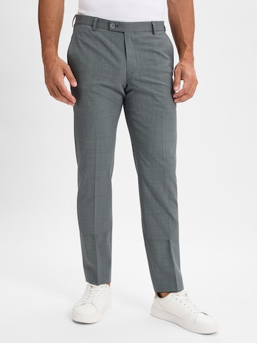 Finshley & Harding Regular Hose ' Mitch ' in Grau: Vorderseite