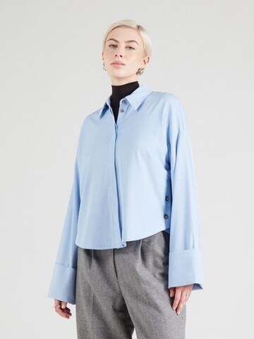 OBJECT Blouse 'OBJLYDIA' in Blue: front