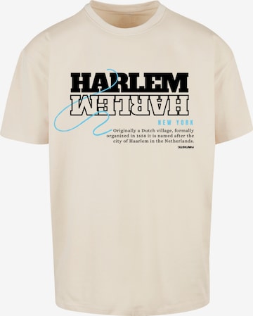 T-Shirt 'Harlem' F4NT4STIC en beige : devant