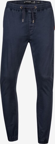 Regular Pantalon 'Fields' INDICODE JEANS en bleu : devant