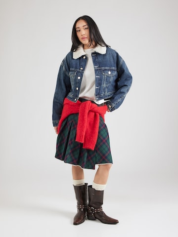 Tommy Jeans Prechodná bunda - Modrá