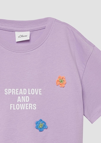 T-Shirt s.Oliver en violet
