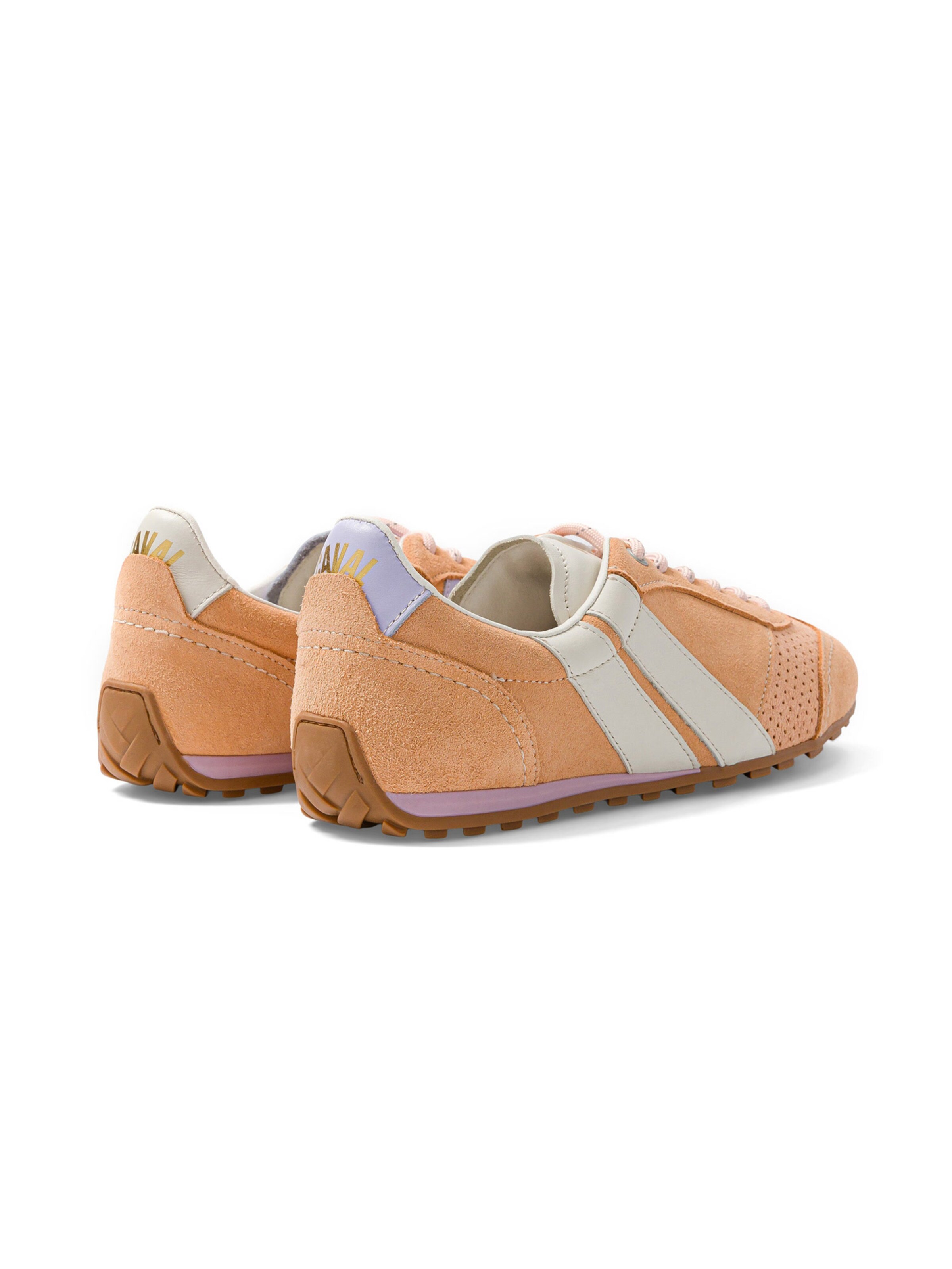 Caval - Sapatilhas slip-on ' BALLET ' em laranja: atrás