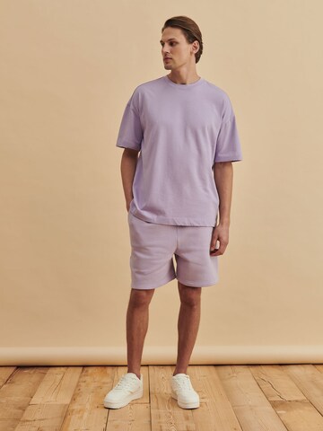 DAN FOX APPAREL - Camisa 'Erik' em roxo