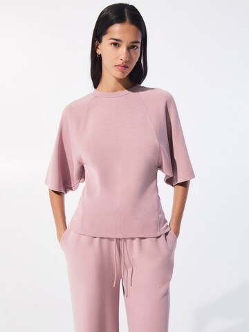 Pull&Bear Mikina – pink: přední strana