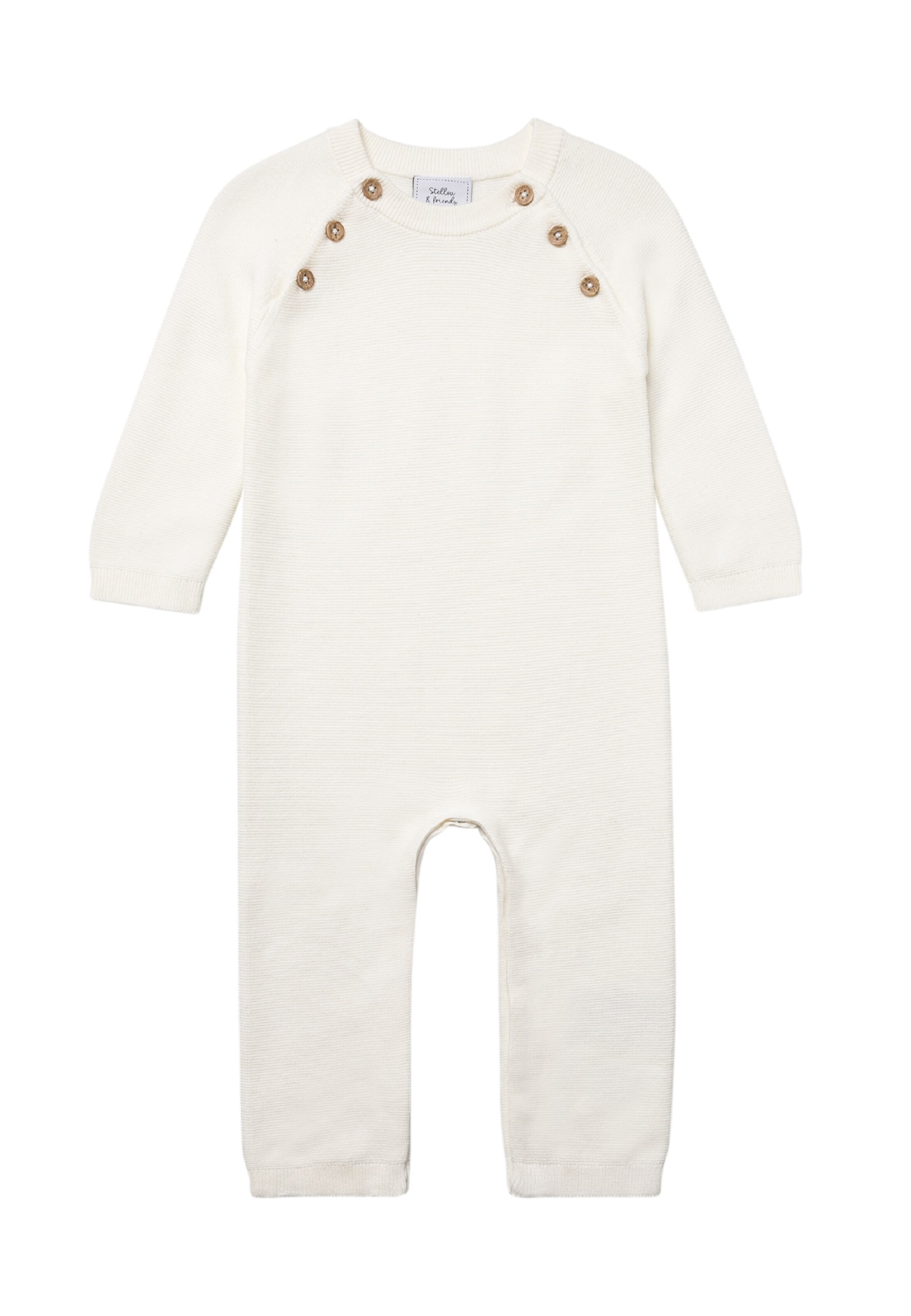 Tuta di Stellou & Friends in bianco: frontale