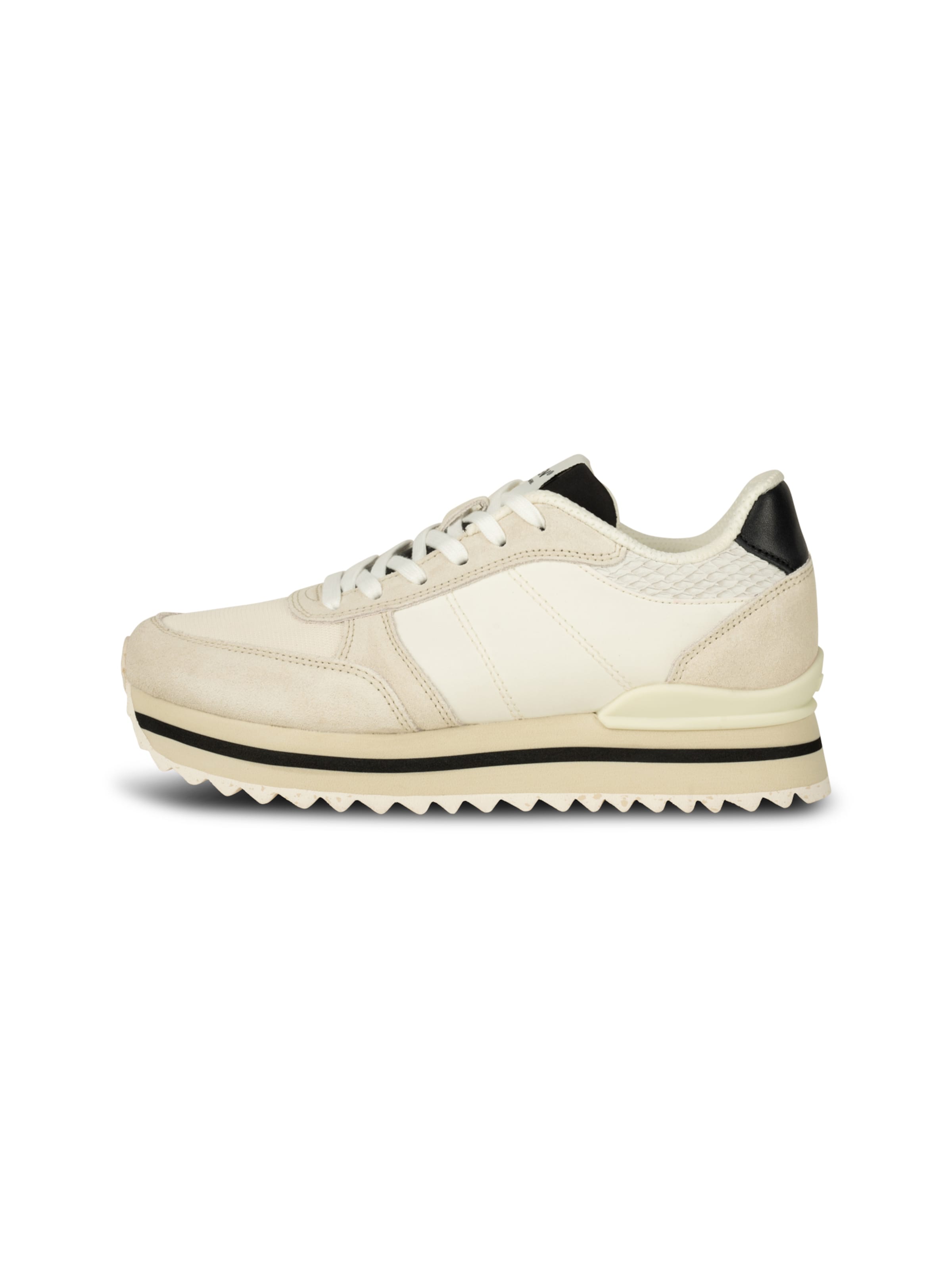 WODEN Platform trainers in Beige
