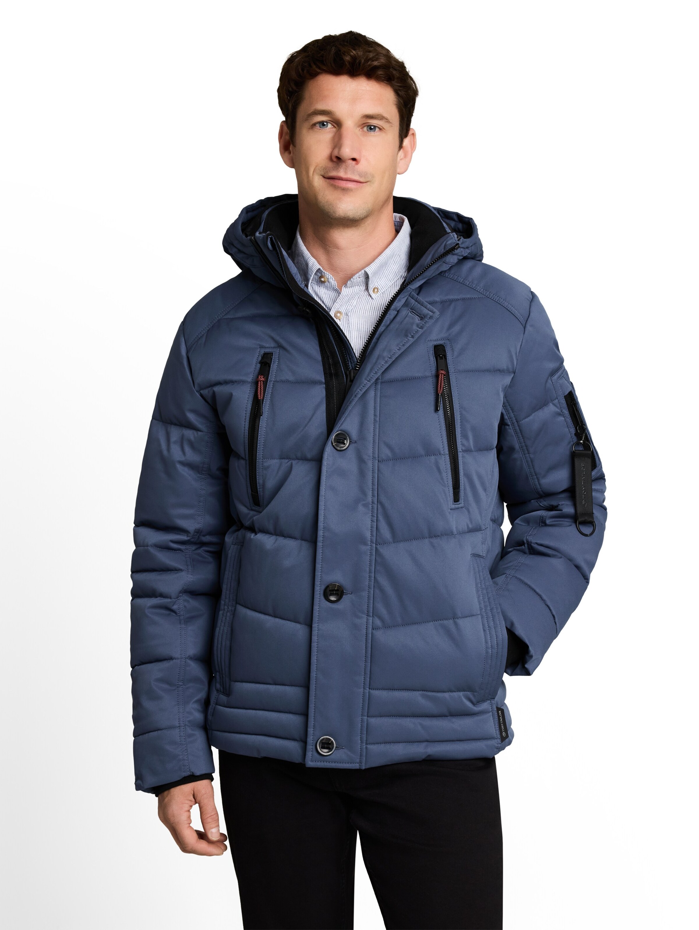 TOM TAILOR Winterparka in Blau: Vorderseite