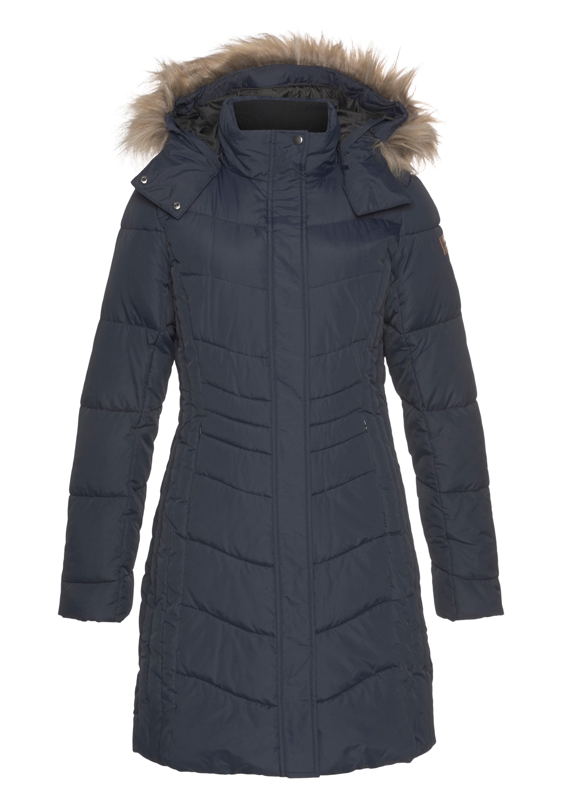 ICEPEAK Wintermantel in Blau: Vorderseite