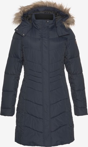 ICEPEAK Winter Coat in Blue: front