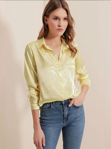 Bigdart - Blusa em amarelo: frente