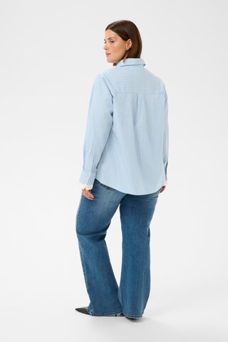 KAFFE CURVE Blouse 'KClenia' in Blue