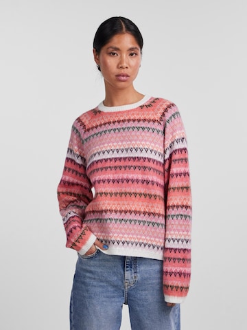 PIECES Pullover 'FIPPA' i pink: forside