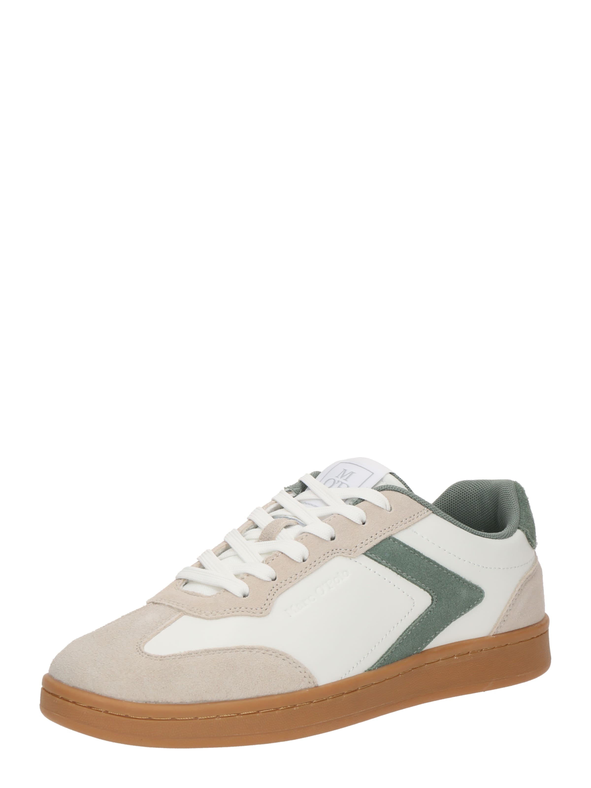 Baskets basses Marc O'Polo en blanc : devant