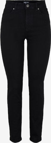 PIECES Skinny Jeans 'Lili' in Black: front