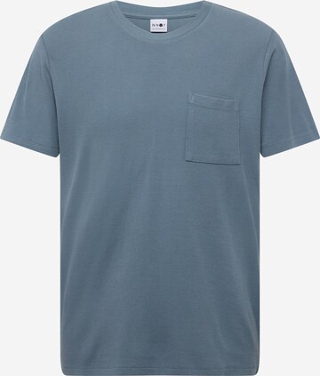 NN07 T-shirt 'Clive' i blå: framsida