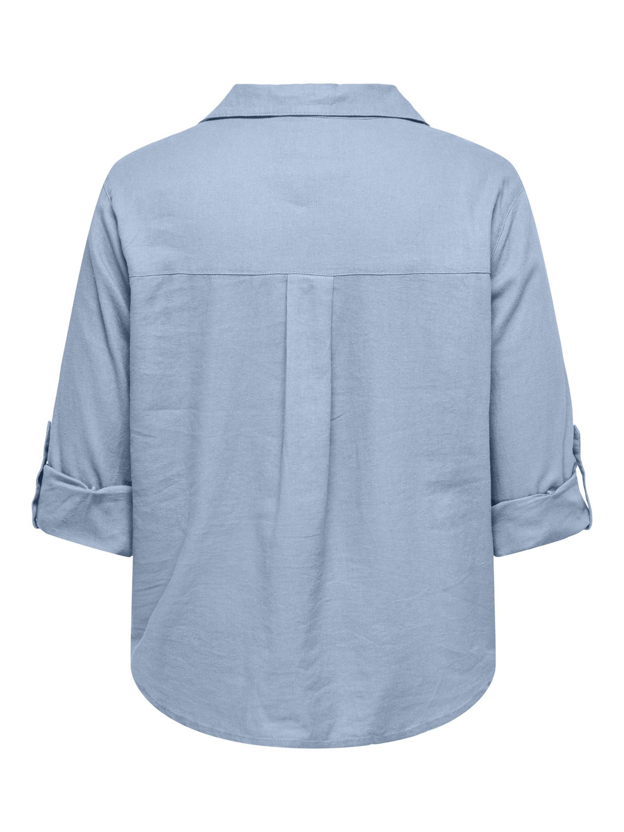 ONLY Carmakoma Blouse 'CARYasmin' in Blauw