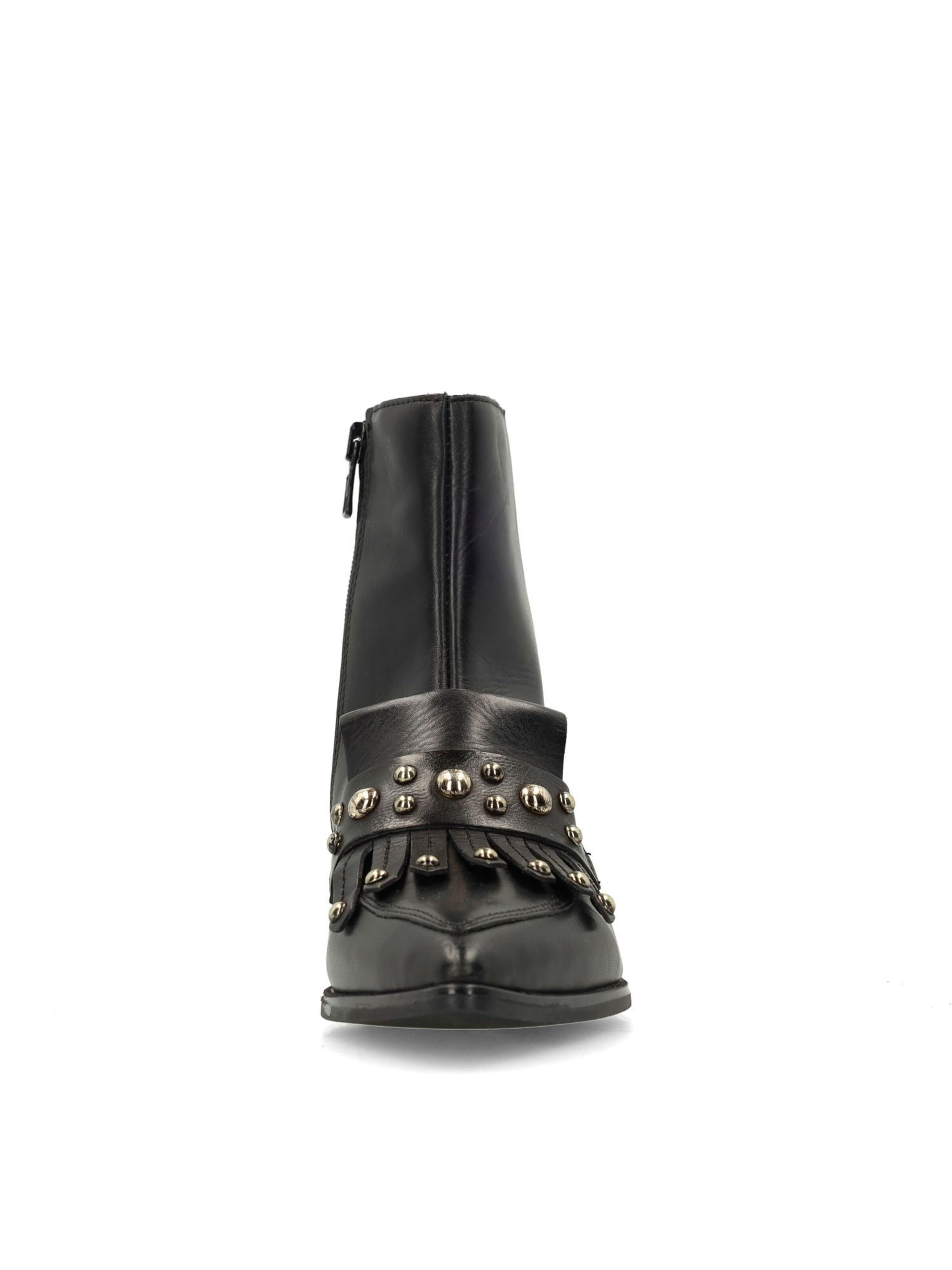 MANFIELD Stiefelette in Schwarz
