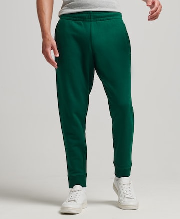 Superdry Tapered Pants 'Essential' in Green