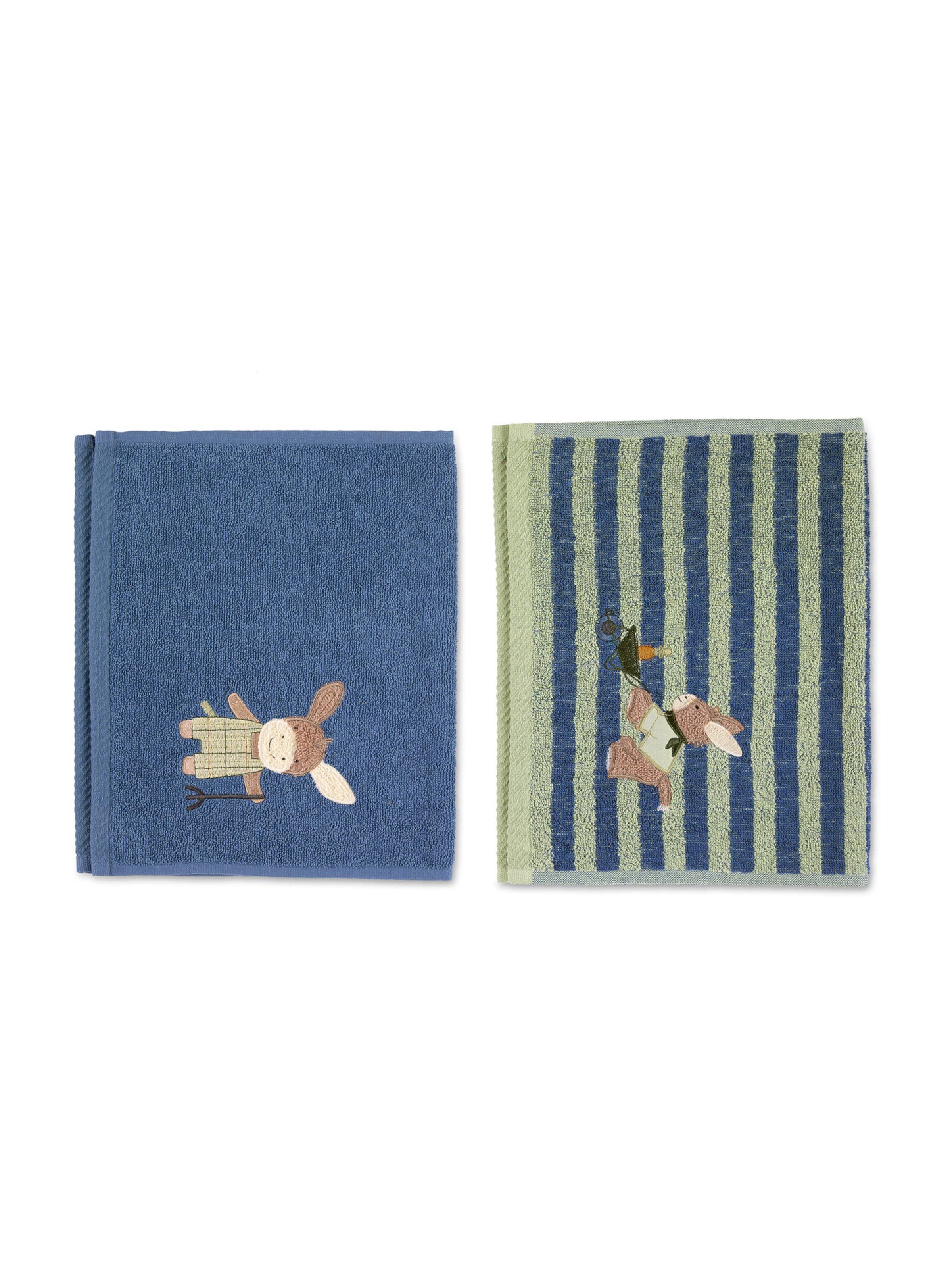 STERNTALER Handtuch 'Emmilius' in Blau: Vorderseite