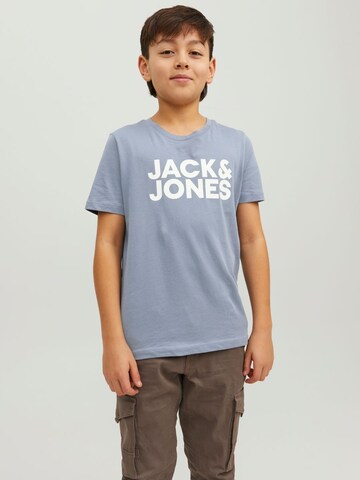 Jack & Jones Junior Shirt 'Ecorp' in Blue: front