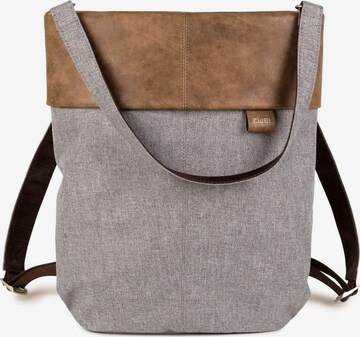 ZWEI Backpack 'Olli OR12' in Grey: front