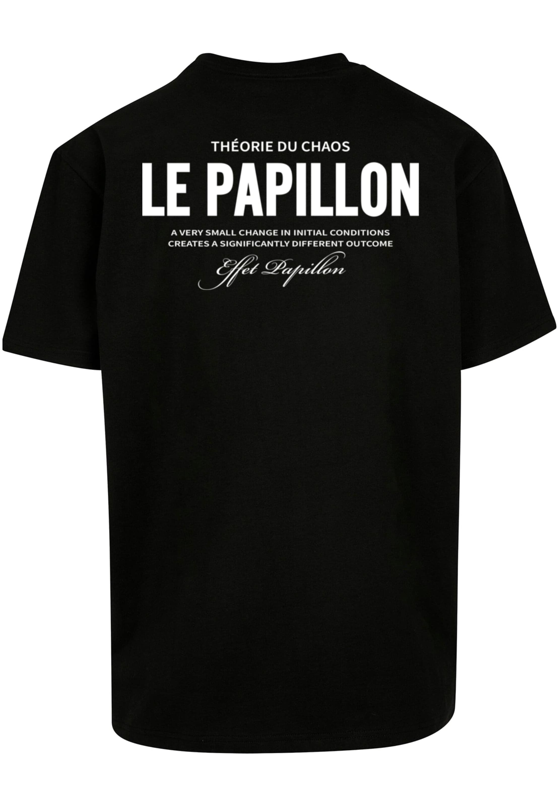 MT Upscale T-shirt 'Therorie Du Chaos' i svart