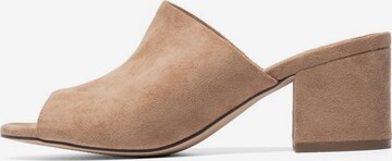 Mule 'Cate' Bianco en beige