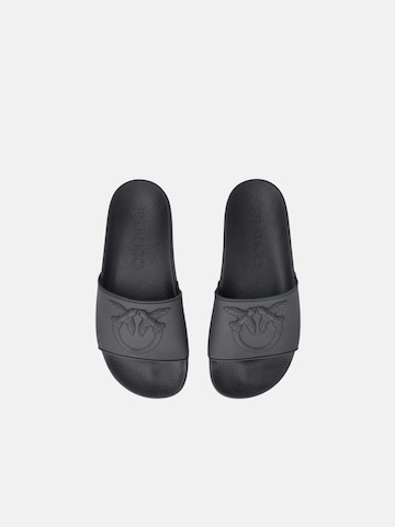 PINKO Huisschoenen 'PINKO DILLY 01 SLIPPER RUBBERIZED Scarpe' in Zwart